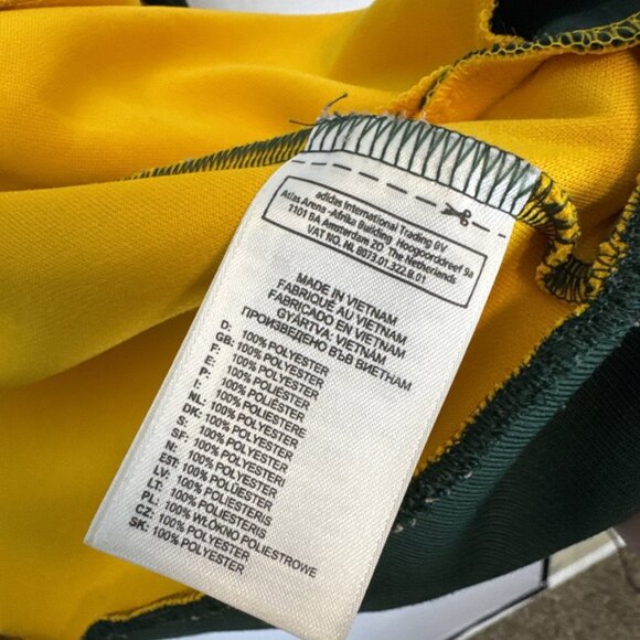Adidas South Africa 2010 FIFA World Cup Track Jacket Green Yellow Men L Unisex - Picture 9 of 10